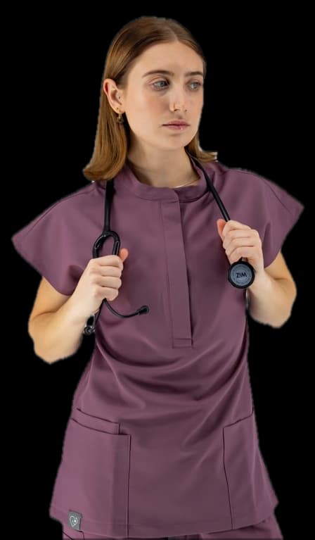 A closer look at the Mauve top