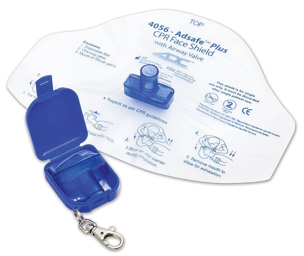 Adsafe™ Plus Face Shield with 1 Way Valve - Royal Blue