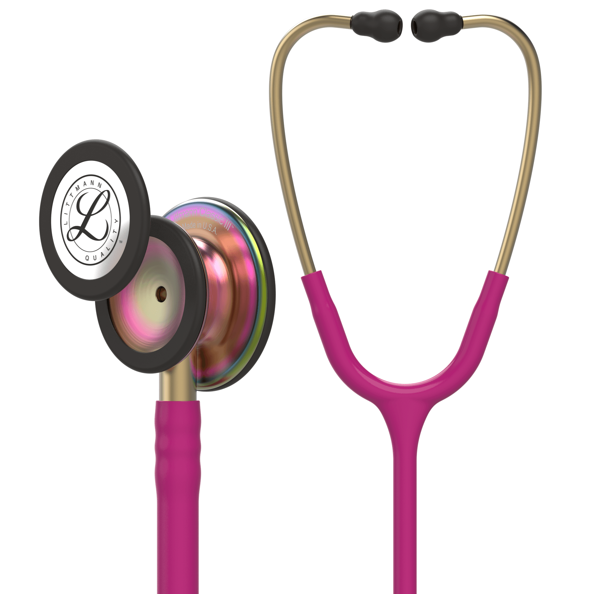 Littmann Classic III Raspberry Rainbow Finish Stethoscope