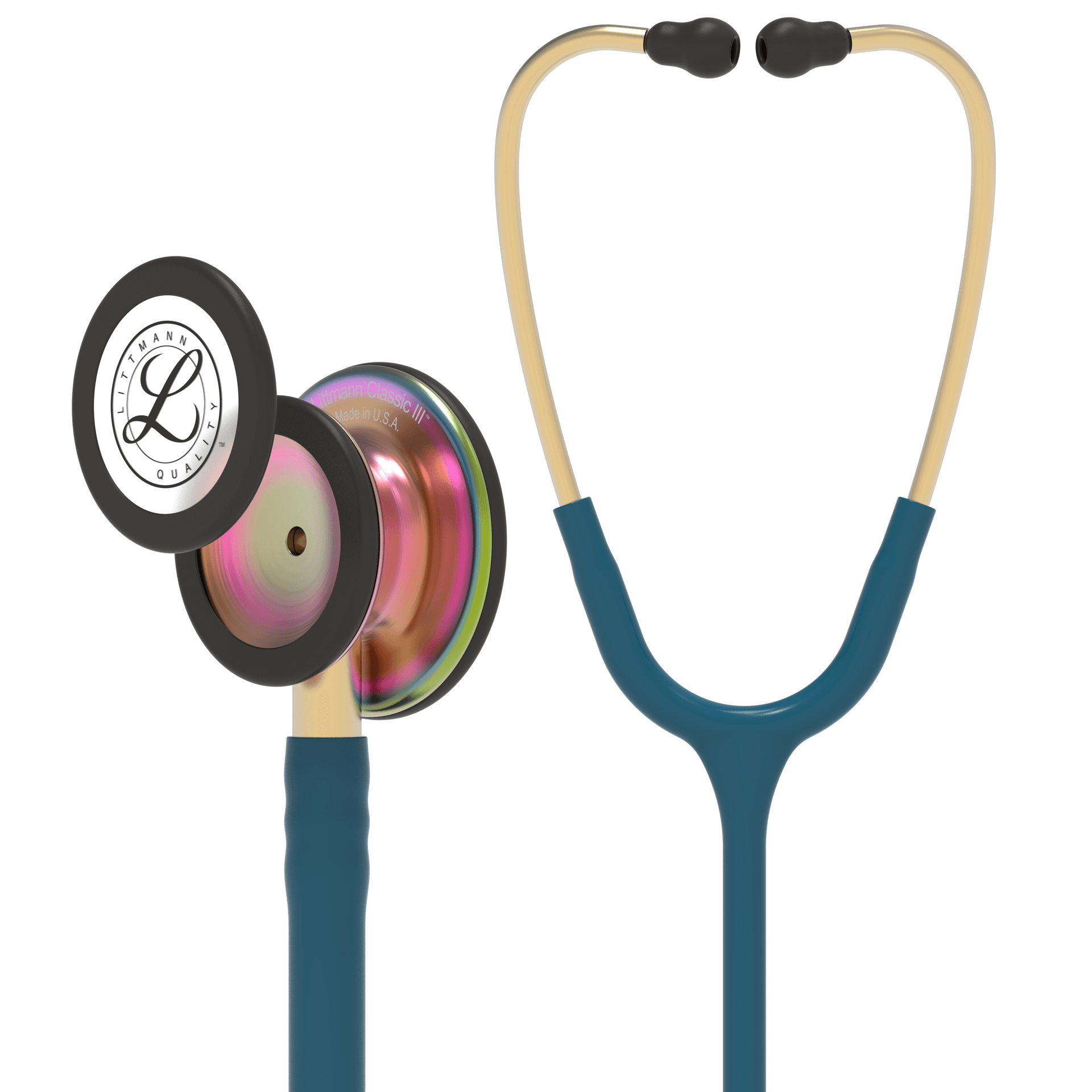 Littmann Classic III - Caribbean Blue - Rainbow Finish Stethoscope