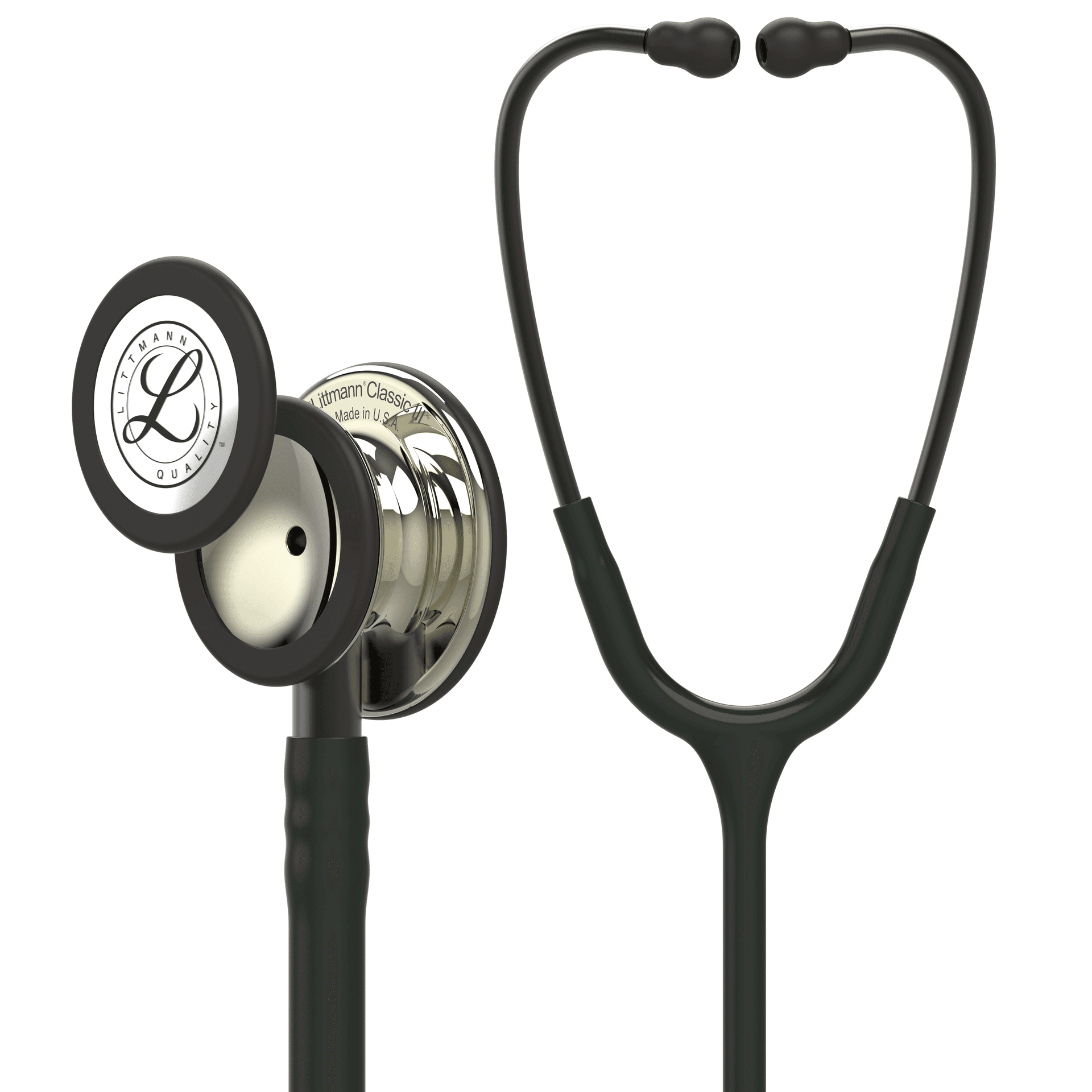 Littmann Classic III - Black - Champagne Finish Stethoscope