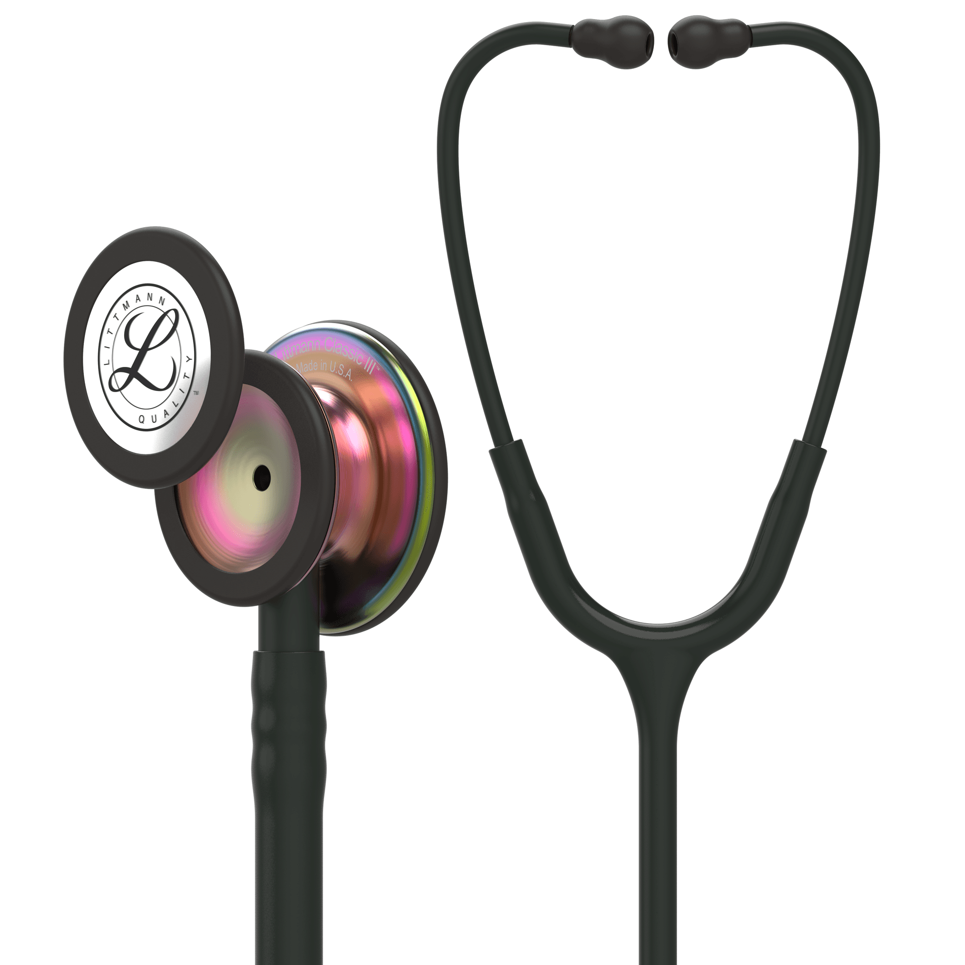 Littmann Classic III - Black - Rainbow Finish Stethoscope
