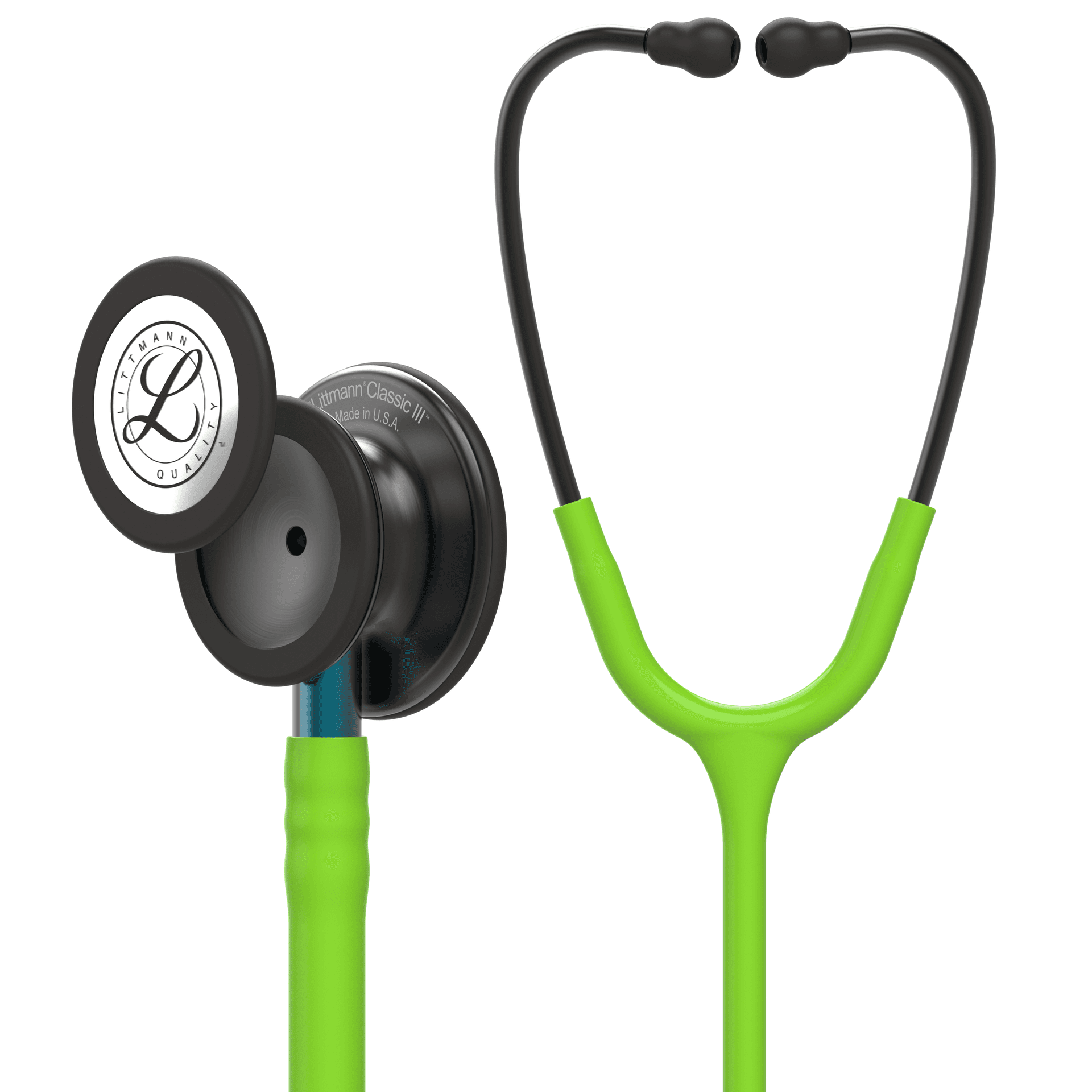 Littmann Classic III - Lime Green - Smoke Finish Stethoscope