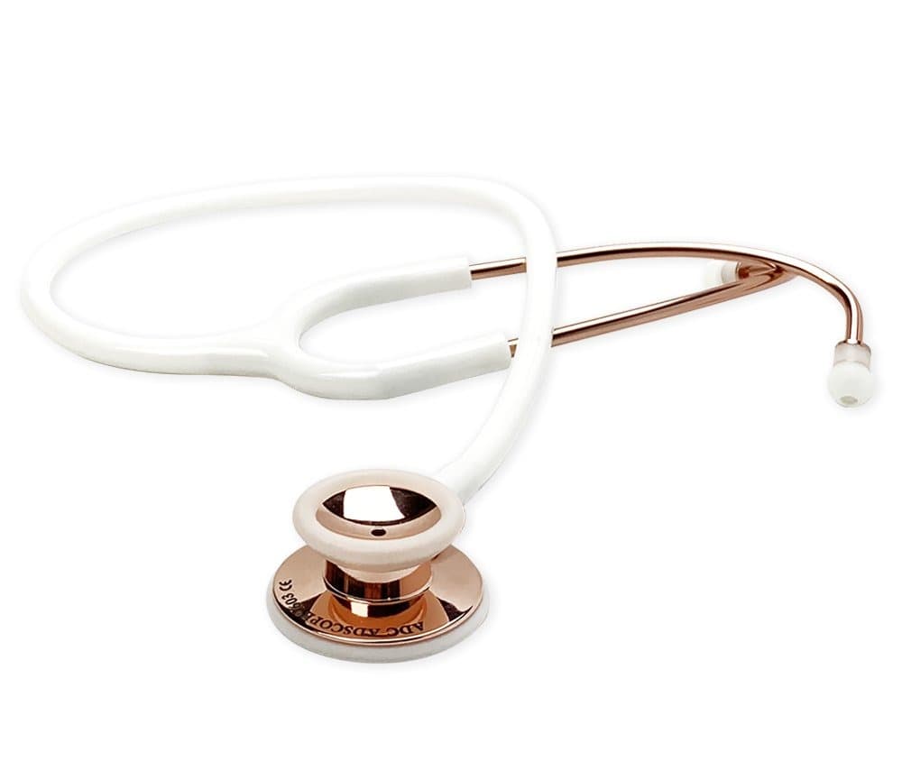 ADC Adscope® 603 – Rose Gold & White Stethoscope