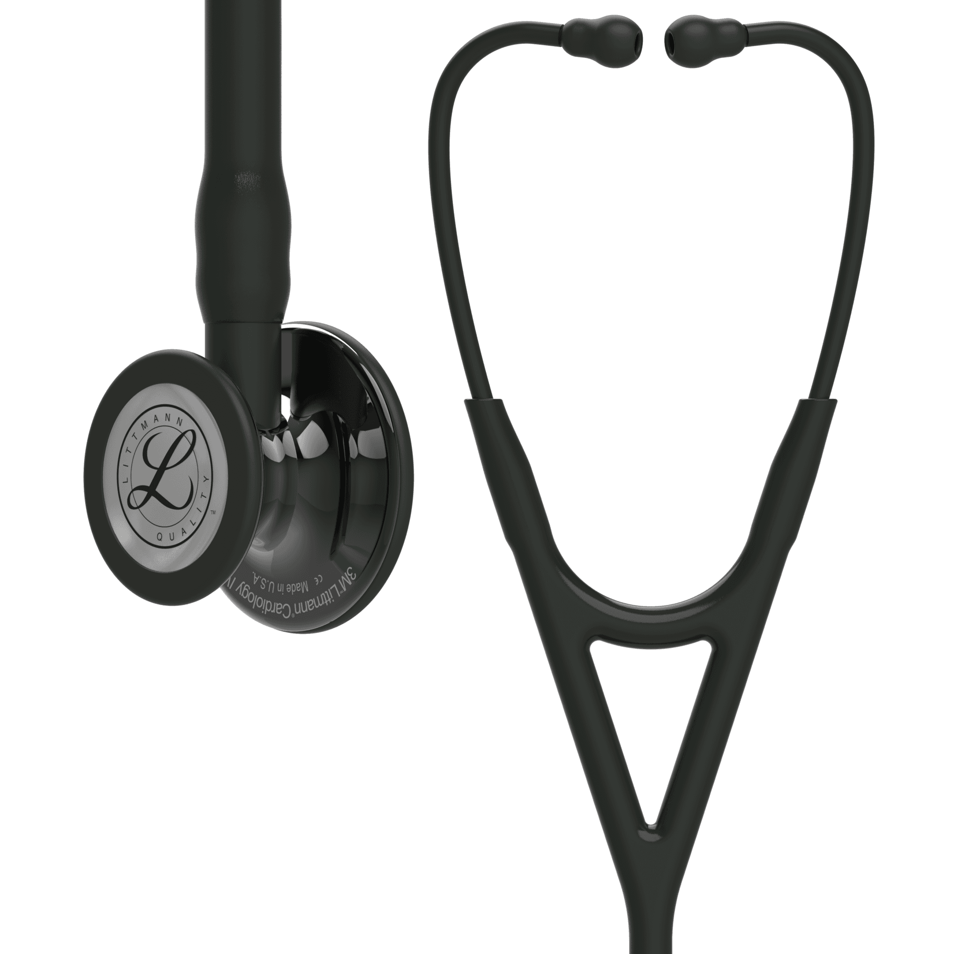 Littmann Cardiology IV - Black - High Polish Smoke Finish Stethoscope