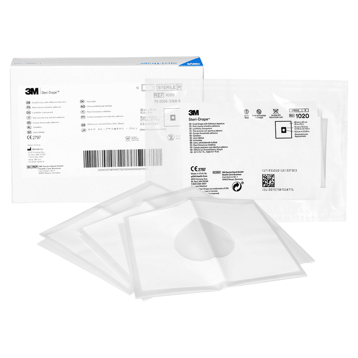 3M™ Steri-Drape™ Small Drape with Adhesive Aperture and Pouch 1024, 15 IN x 19 IN, 10/CTN 4 CTN/CS - Consumables - R1,599 | WiZmed Medical Equipment South Africa 3M™ Steri-Drape™ Small Drape with Adhesive Aperture and Pouch 1024, 15 IN x 19 IN, 10/CTN 4 CTN/CS - Consumables - R1,599 | WiZmed Medical Equipment South Africa