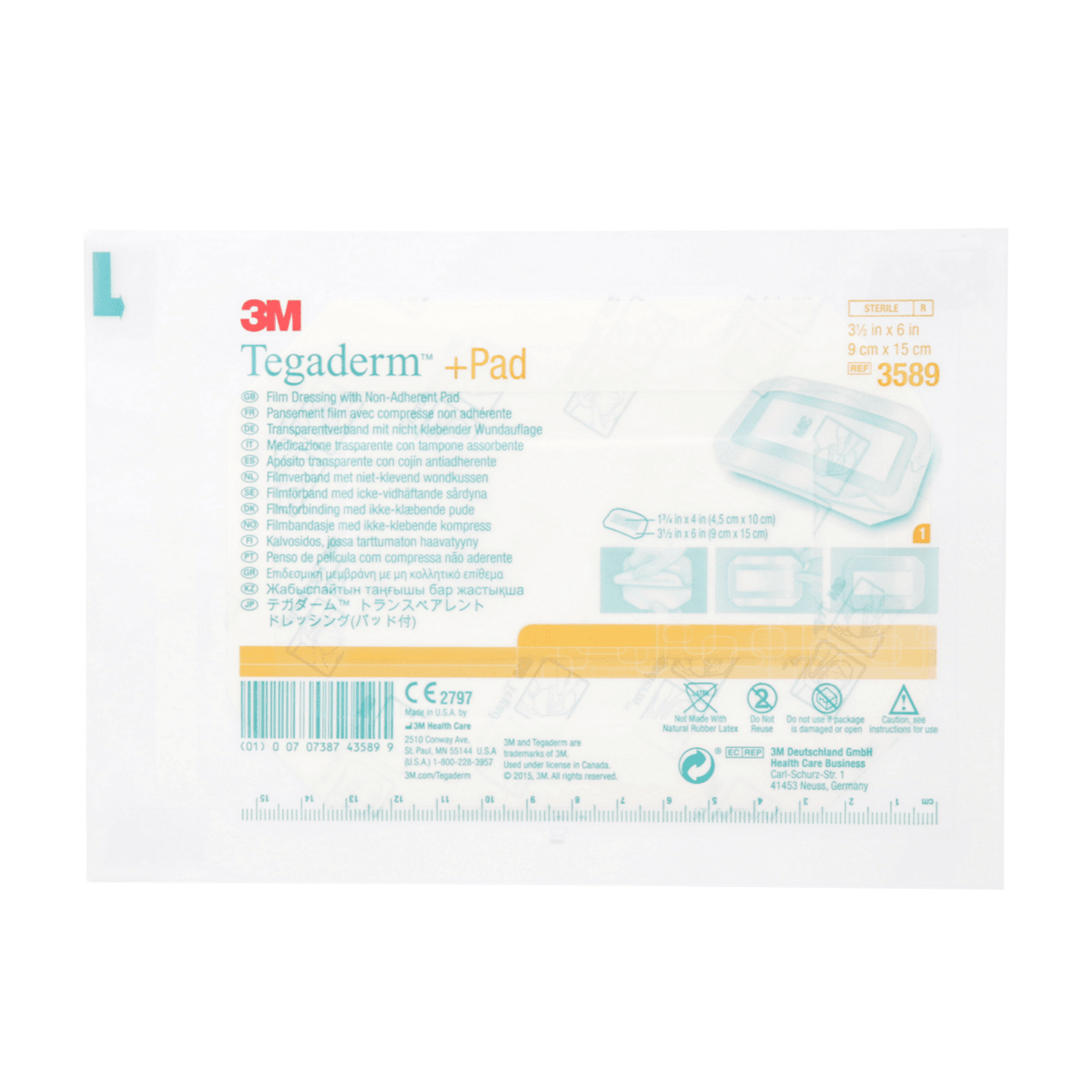 3M™ Tegaderm™ +Pad Film Dressing with Non-Adherent Pad, 3590E, 1 / Bag, 100 Bags / Case - Consumables - R49 | WiZmed Medical Equipment South Africa 3M™ Tegaderm™ +Pad Film Dressing with Non-Adherent Pad, 3590E, 1 / Bag, 100 Bags / Case - Consumables - R49 | WiZmed Medical Equipment South Africa