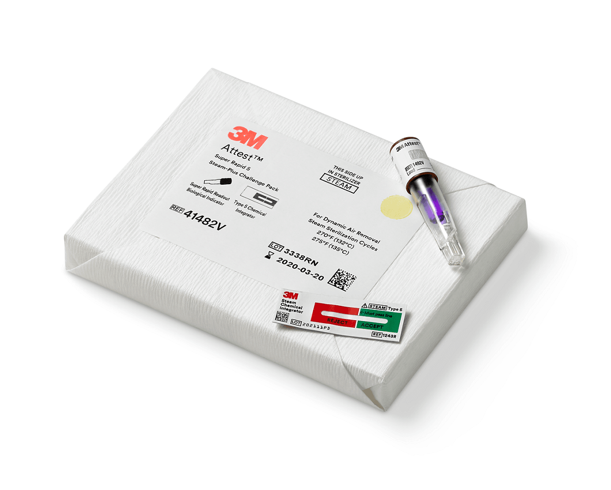 3M™ Attest™ Super Rapid Steam Biological Indicator Challenge Pack with Type 5 CI, 41482V, Brown Cap, 24 min, 24/CS - Consumables | WiZmed Medical Equipment South Africa 3M™ Attest™ Super Rapid Steam Biological Indicator Challenge Pack with Type 5 CI, 41482V, Brown Cap, 24 min, 24/CS - Consumables | WiZmed Medical Equipment South Africa