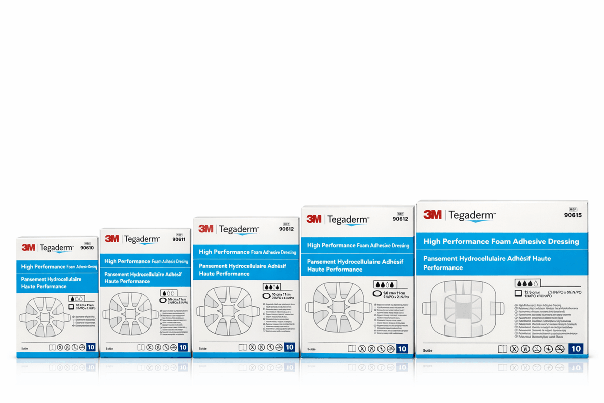 3M™ Tegaderm™ Foam Adhesive Dressing 90610, 10 Dressings/Carton, 4 Carton/Case - Consumables - R99 | WiZmed Medical Equipment South Africa 3M™ Tegaderm™ Foam Adhesive Dressing 90610, 10 Dressings/Carton, 4 Carton/Case - Consumables - R99 | WiZmed Medical Equipment South Africa