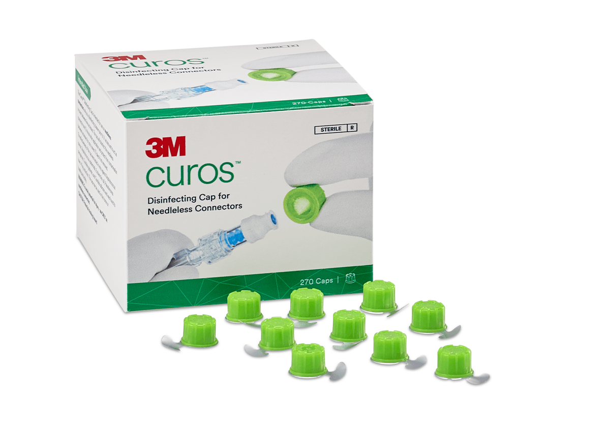 3M™ CUROS™ Disinfecting Cap for Needleless Connectors, CFF1-270R, 270 Each/Pack, 10 Pack/Case - Consumables - R1,399 | WiZmed Medical Equipment South Africa 3M™ CUROS™ Disinfecting Cap for Needleless Connectors, CFF1-270R, 270 Each/Pack, 10 Pack/Case - Consumables - R1,399 | WiZmed Medical Equipment South Africa