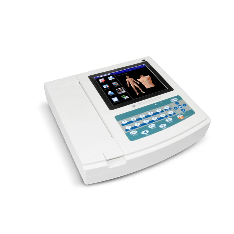 Contec ECG1200G 12-Channel Electrocardiograph with Interpretation - ECG available at WiZmed for R17,399 Contec ECG1200G 12-Channel Electrocardiograph with Interpretation - ECG available at WiZmed for R17,399