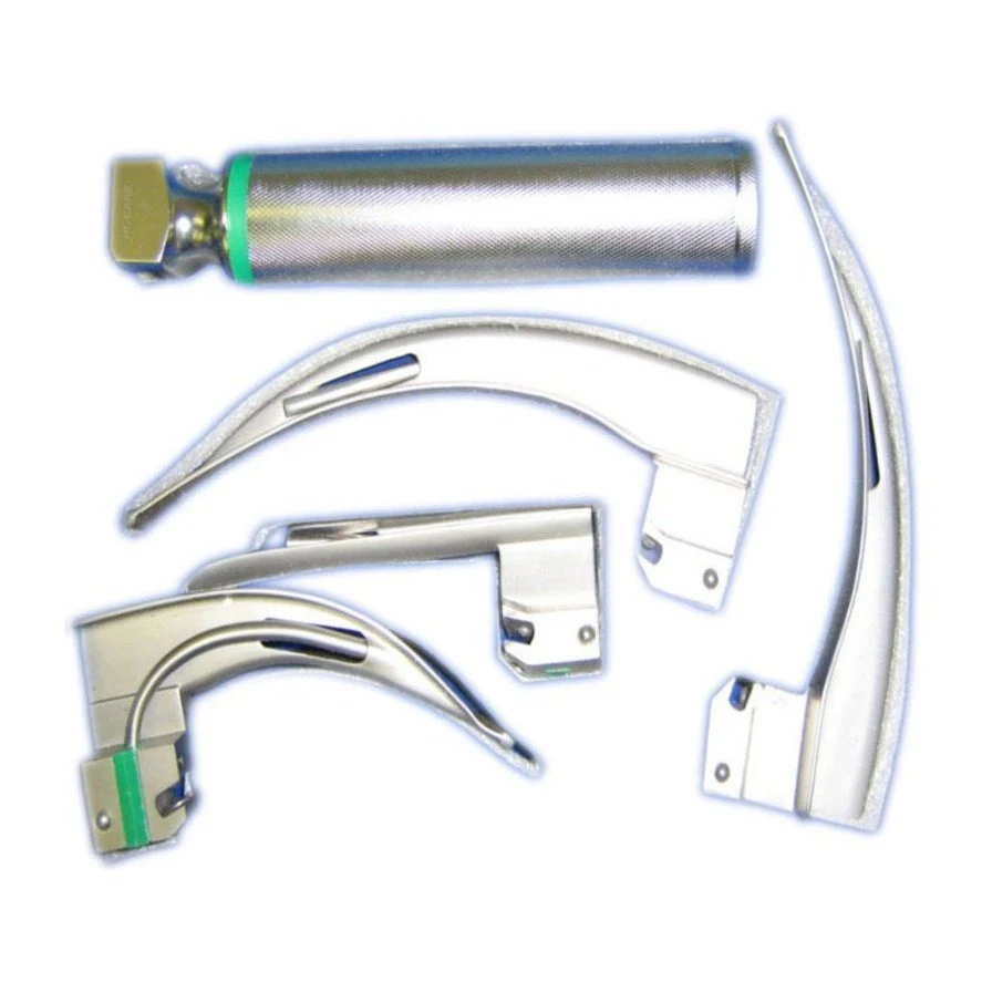 Fibre Optic Laryngoscope Set, 4 Blades (Miller 1, Macintosh 2, 3, 4) - Laryngoscopes - R3,349 | WiZmed Medical Equipment South Africa Fibre Optic Laryngoscope Set, 4 Blades (Miller 1, Macintosh 2, 3, 4) - Laryngoscopes - R3,349 | WiZmed Medical Equipment South Africa
