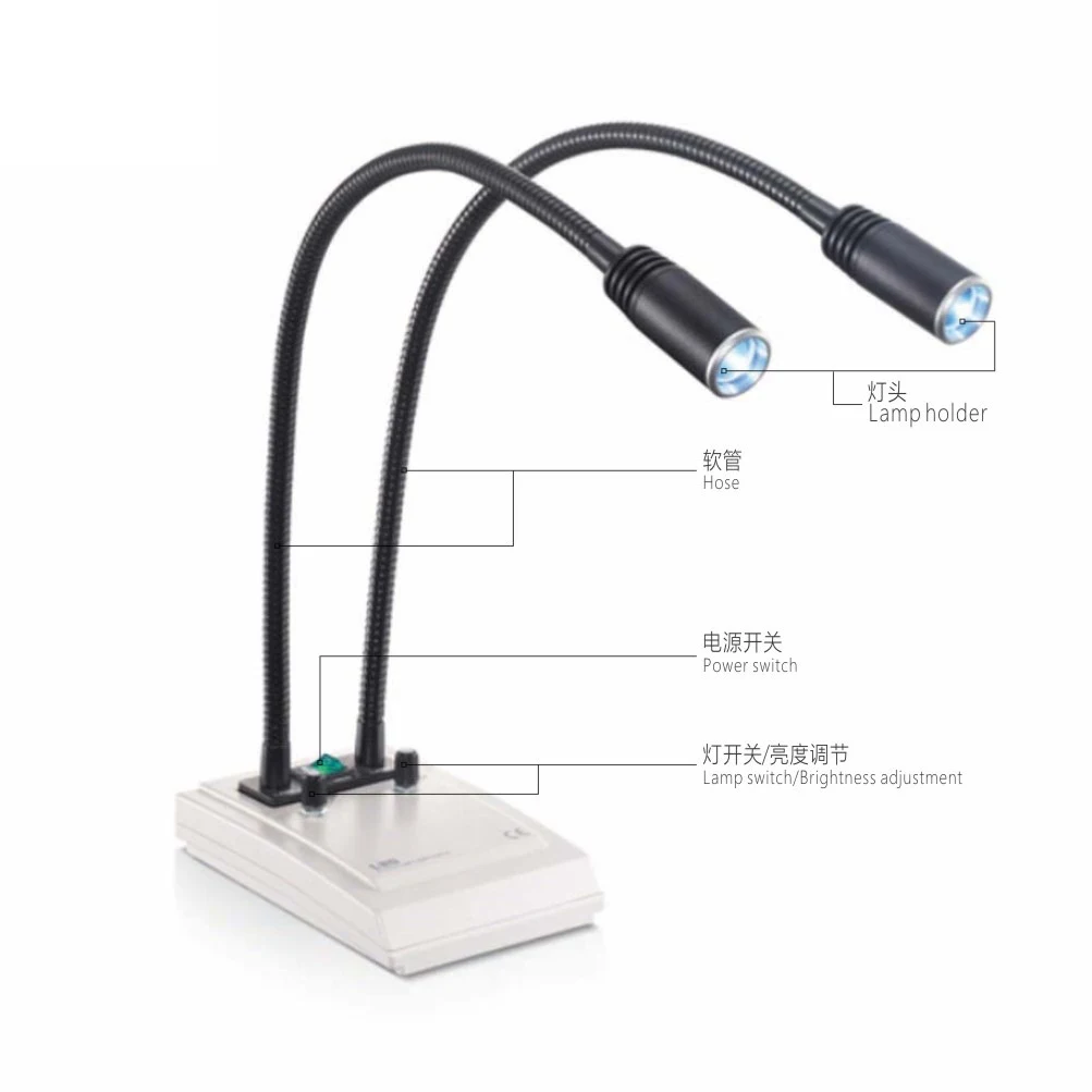 KD-2006W-1 Twin-Head LED Desk Examination Lamp - Examination & Theatre Lights - R1,899 | WiZmed Medical Equipment South Africa KD-2006W-1 Twin-Head LED Desk Examination Lamp - Examination & Theatre Lights - R1,899 | WiZmed Medical Equipment South Africa