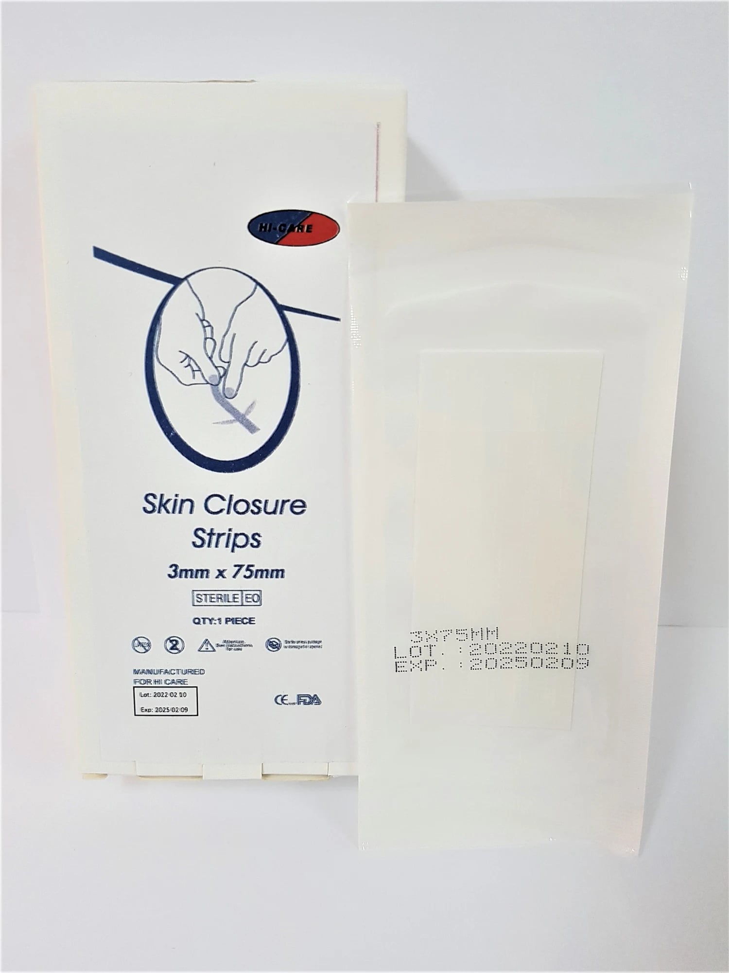 Wound Closure Strips 75 mm (Box of 50 Envelopes) - Bandages & Dressings - R429 | WiZmed Medical Equipment South Africa Wound Closure Strips 75 mm (Box of 50 Envelopes) - Bandages & Dressings - R429 | WiZmed Medical Equipment South Africa