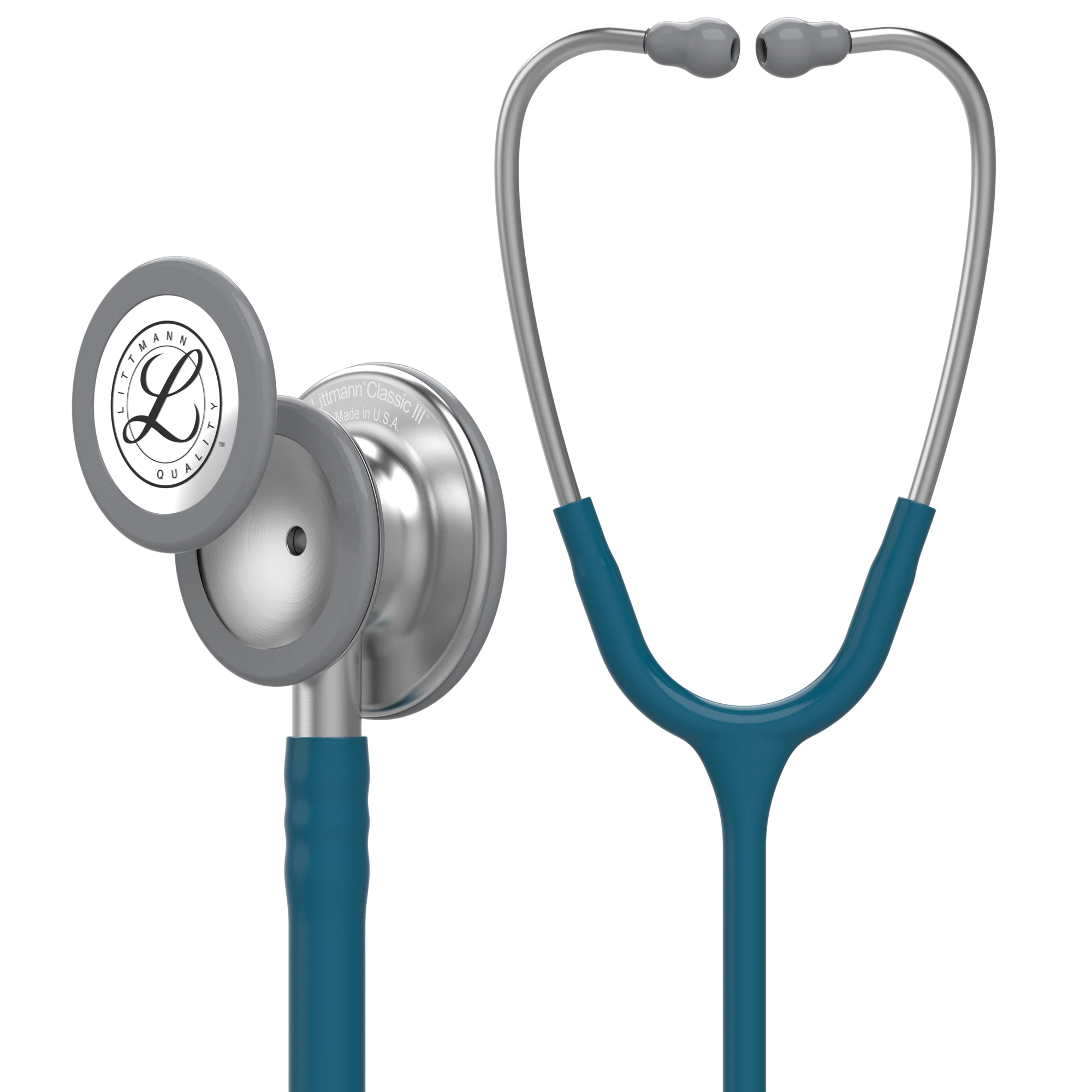 Littmann Classic III - Caribbean Blue - Stainless Steel Stethoscope — front view