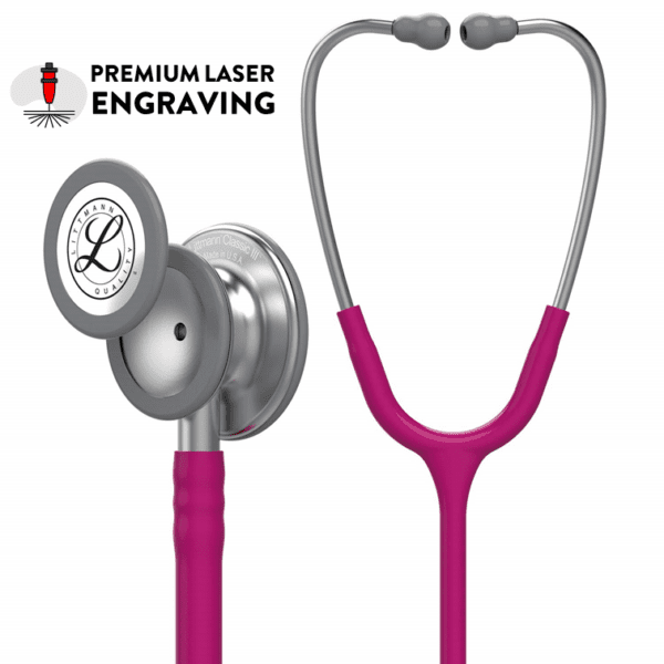 Littmann Classic III - Raspberry - Stainless Steel Stethoscope