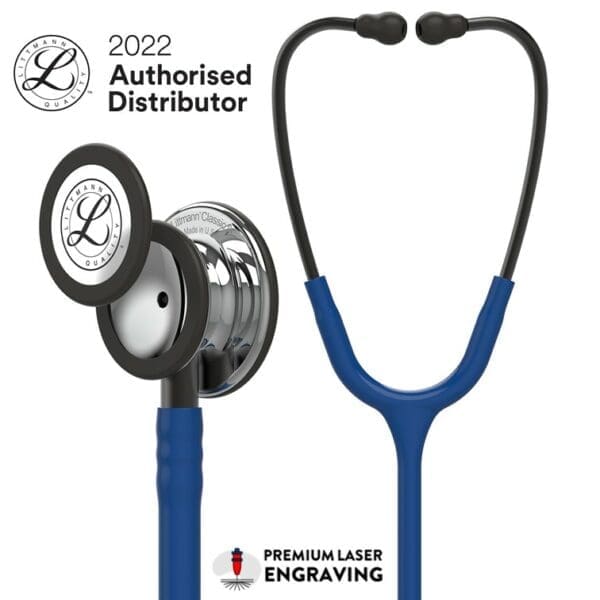 Littmann Classic III - Navy Blue - Mirror-Finish Stethoscope