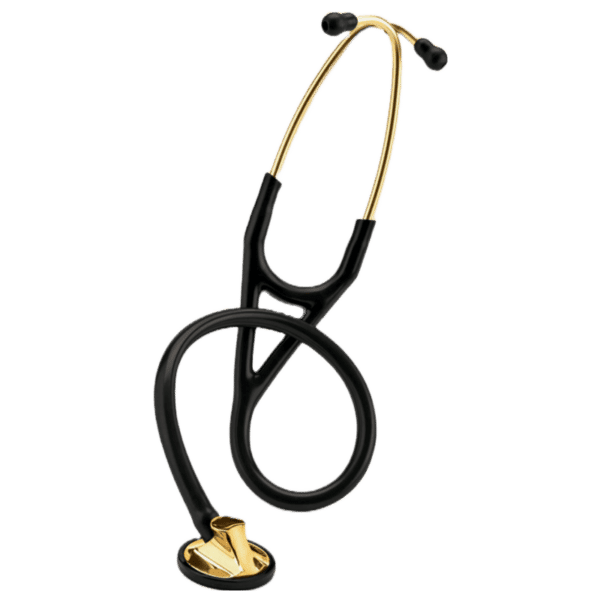 3M™ Littmann® Master Cardiology™ Stethoscope 2175, Brass-Finish Chestpiece, Black Tube
