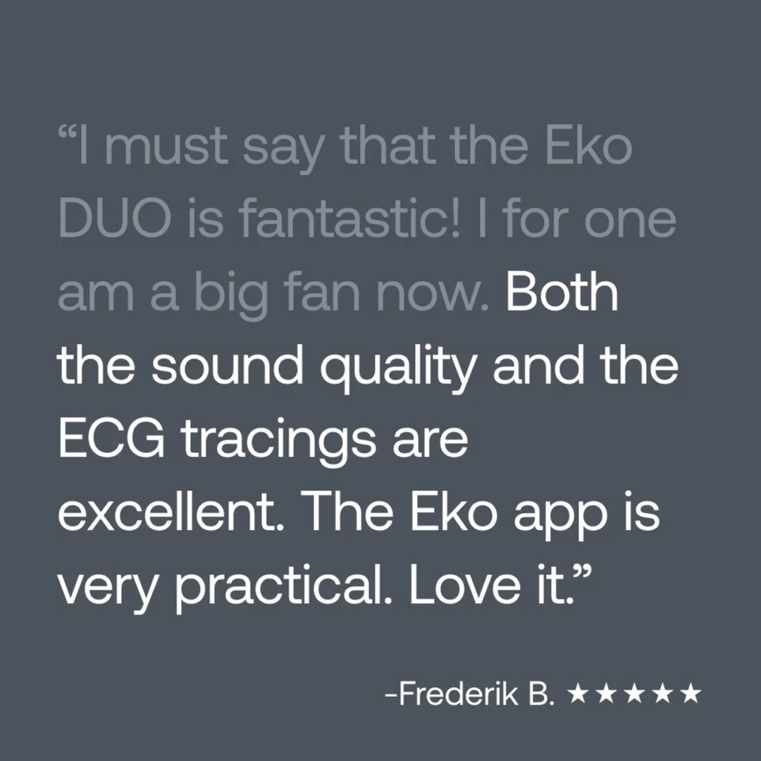 Eko DUO Portable ECG + Digital Electronic Stethoscope [Bluetooth]