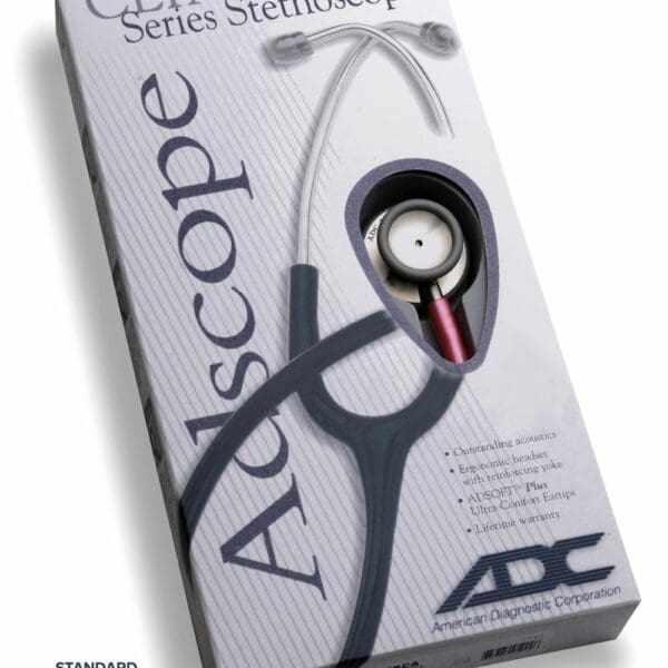 ADC Adscope® 658 Electronic Stethoscope - Black