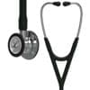 Littmann Cardiology IV Stethoscope with Mirror Finish and Black Tubing, featuring advanced diagnostics for critical care environments, dual-sided chestpiece, and latex-free construction.