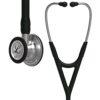 Littmann Cardiology IV Stethoscope in Black with Stainless Steel Chestpiece for Medical Professionals