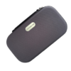 WiZpod Smoke - Sleek and durable stethoscope case with customizable nameplate.