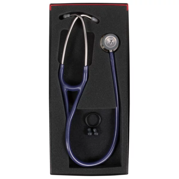 3M™ Littmann® Cardiology IV™ Diagnostic Stethoscope, 6187C, Stainless-finish Chestpiece, Midnight Blue Tube