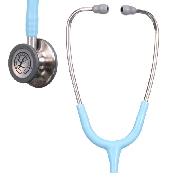 3M™ Littmann® Classic III™ Stethoscope, 5912C, Stainless-finish Chestpiece, Marine Blue Tube