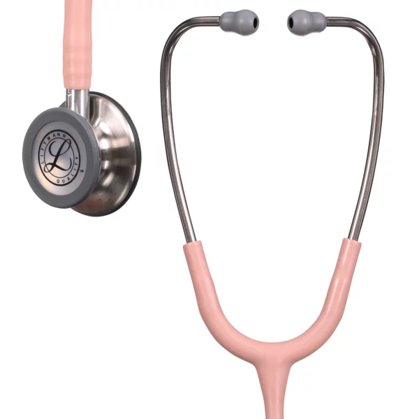 3M™ Littmann® Classic III™ Stethoscope, 5910C, Stainless-finish Chestpiece, Champagne Rose Tube